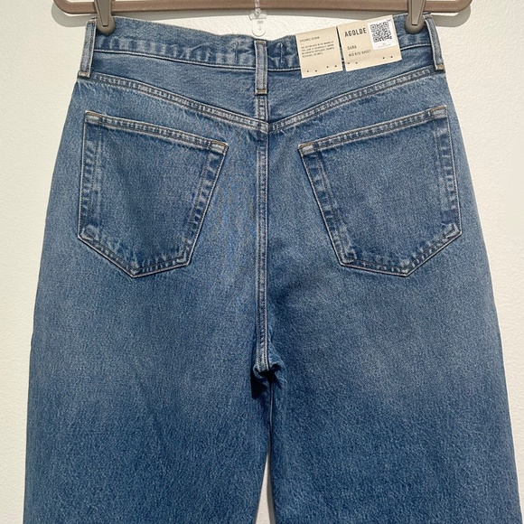NWT! Agolde Dara Mid Rise Baggy in Pattern Size 27 - Picture 11 of 14